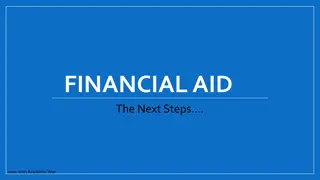 Steps for Financing Your Education: Financial Aid Next Steps 2020-2021 Academic Year