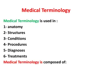 Understanding Medical Terminology: Prefixes, Roots, and Suffixes