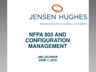 Configuration Management and NFPA 805 Guidelines