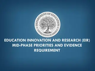 Understanding Moderate Evidence in Education Innovation and Research (EIR)