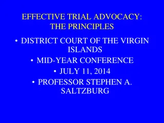 Effective Trial Advocacy Principles and Lawyer Credibility Insights