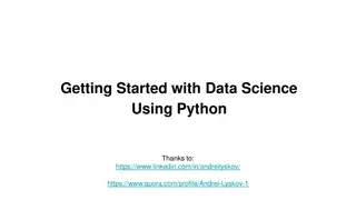 Beginner's Guide to Data Science Using Python - Step-by-Step Tutorial