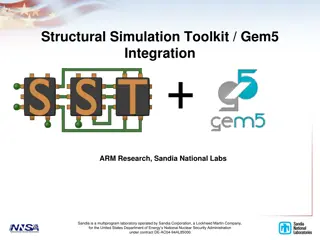 Gem5 Integration in SST Simulation Toolkit at Sandia National Labs