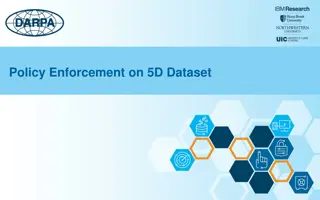Policy Enforcement on 5D Dataset: Strategies and Implementation