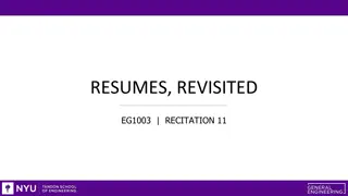 Common Mistakes in Resume Writing and Submission Tips