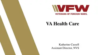 VA Health Care Enrollment and Services Overview
