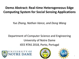 Real-time Heterogeneous Edge Computing for Social Sensing Applications
