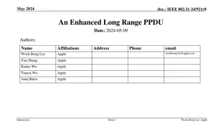 Enhanced Long Range PPDU in IEEE 802.11-24