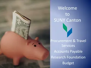 SUNY Canton Procurement Guidelines and Policies