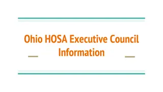 Ohio HOSA Executive Council Information and Application Process