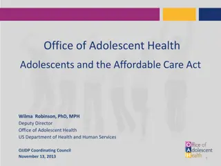 Affordable Care Act Provisions for Adolescents: Insights and Impact