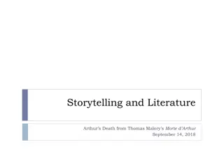 Arthur's Death in Thomas Malory's Morte d'Arthur