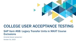Legacy Transfer Units Solution in SAP Implementation