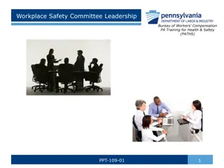 Workplace Safety Committee Leadership Training Guide