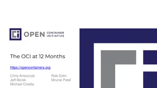 Understanding the Open Container Initiative's Governance Structure