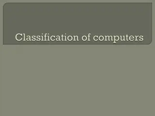 Computer System Types: PC, Workstation, Mini, Mainframe, Super-Computer