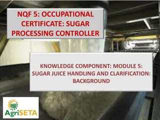 Sugar Juice Processing and Clarification Techniques