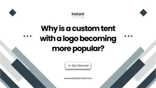 Why Businesses are Investing in Custom Logo Tents?