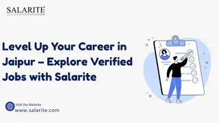 Level Up Your Career in Jaipur – Explore Verified Jobs with Salarite - Copy