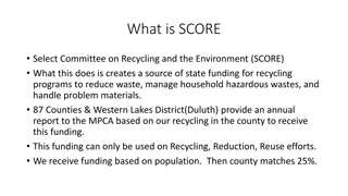County Recycling Program Funding and Challenges