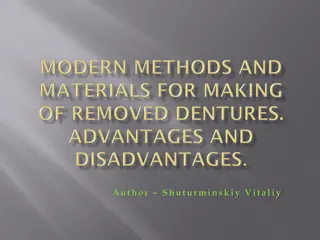 Innovative Dental Materials for Modern Prosthetics