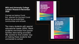 Creating Belonging in Schools: Addressing Exclusion and Promoting Connection