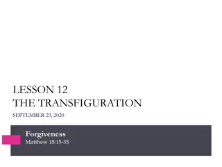 Understanding Forgiveness in Matthew 18:15-35 and Psalms - Lessons on Mercy and Compassion