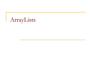 Working with Arrays and Lists in Java