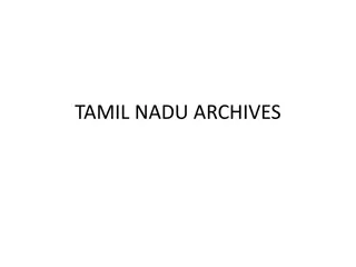 History of Tamil Nadu Archives - Establishment and Growth