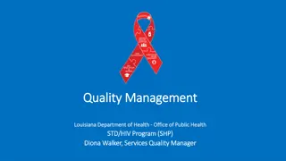 Quality Management in Louisiana Department of Health - Understanding QI Principles