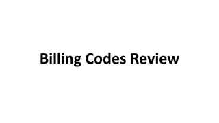 Billing Codes Review and BCBSM Priority Codes for Care Team Members