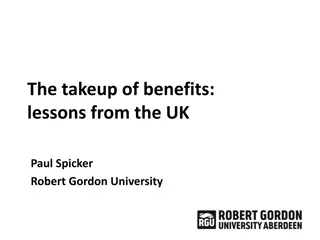 Insights into Benefits Takeup and Welfare Policies in the UK