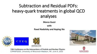 Global QCD Analyses of Proton PDFs and Heavy Quark Treatments