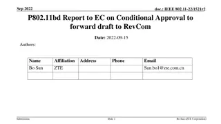 IEEE 802.11-22/1521r2 P802.11bd Report - Technical Approval Process Overview