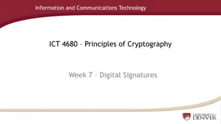 Understanding Digital Signatures in Information and Communications Technology