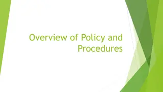 Home Health Care Policy and Procedures Overview