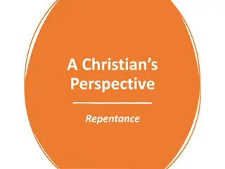 Understanding Repentance from a Christian Perspective