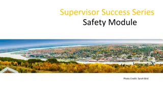 Supervisor Success Series Safety Module