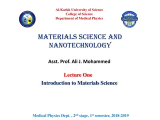 Introduction to Materials Science and Engineering at Al-Karkh University of Science