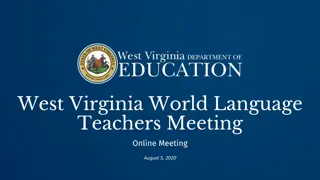Engaging Strategies for World Language Teachers Meeting Insights