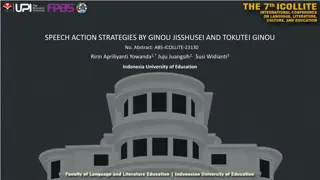 Effective Speech Action Strategies for Communication Success