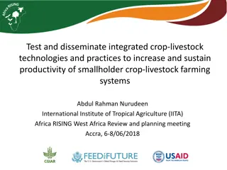 Integrated Crop-Livestock Technologies for Smallholder Farming Systems