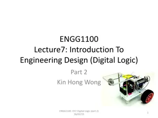 Introduction to Engineering Design: Digital Logic and Robotics Implementation