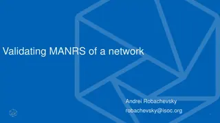 Enhancing Routing Security with MANRS Guidelines