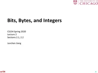 Understanding Bits, Bytes, and Integers in Computer Science