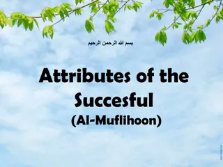 Attributes of the Successful Ones in Islam