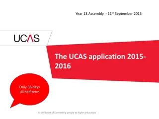 UCAS Application Guide for Higher Education Aspirants
