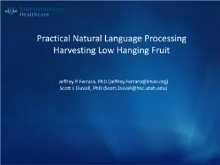 Practical Natural Language Processing for Medical Diagnosis Improvement