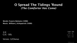 Spread the Tidings 'Round - Hymn by Bottoms & Kirkpatrick