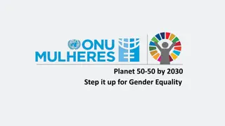 Empowering Gender Equality for Sustainable Development